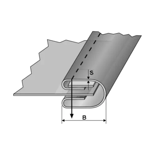 Dispozitiv cu dubla intoarcere pentru masini simple cu 1 ac, pentru introdus intaritura in partea superioara, materiale medii, intrare 55-120mm, iesire 20-50mm