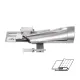 Dispozitiv bordator cu intoarcere superioara, inserat elastic 30-40mm, intrare 90-120mm, iesire 32-42mm