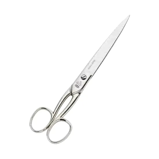 Foarfeca de taiat hartie, din otel carbon C50 nichelat, manere egale, Premax, colectia Classica, 20cm (8″)