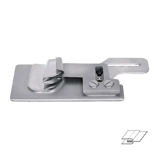 Dispozitiv dublu pentru guler camasi, stanga, materiale medii, pentru masini de cusut plane, iesire 6mm