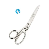 Foarfeca de croitorie din otel carbon C50 nichelat, manere inegale, pentru mana stanga, Premax, colectia Classica, 20cm (8″)