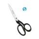 Foarfeca de croitorie din otel carbon C50 nichelat, manere inegale, pentru mana stanga, Premax, colectia Classica, 20cm (8″)
