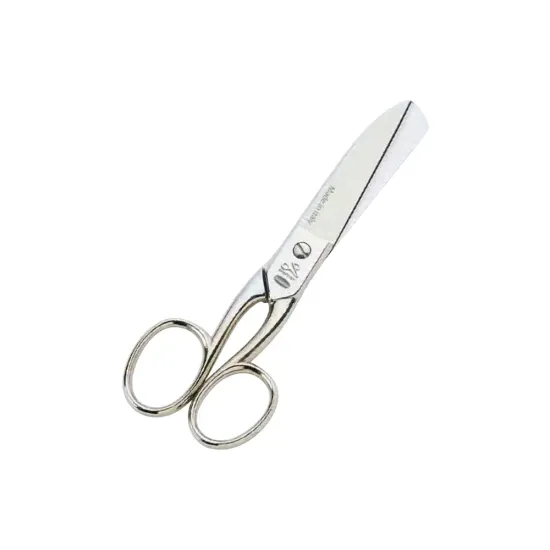 Foarfeca pentru piele, din otel carbon C50 nichelat, manere inegale, Premax, colectia Classica, 18cm (7″)