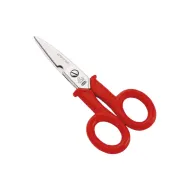 Foarfeca de electrician din otel carbon C50 nichelat, manere egale, Premax, colectia Classica, 14cm (5-1/2″)