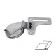 Dispozitiv dubla intoarcere superioara pentru inserarea unui cordon de plumb, pentru masini simple plane, materiale medii, diametru cordon 3mm, iesire 8-16mm