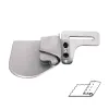 Dispozitiv cu o intoarcere superioara pentru introdus cordon, masini simple cu 1 sau 2 ace, materiale groase, iesire 25mm, Ø cordon maxim 8mm