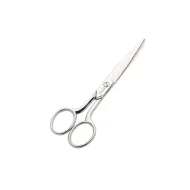 Foarfeca de cusaturi de uz casnic si profesional din otel carbon fin placat cu nichel, manere egale, Premax, colectia Omnia, 12.5cm (5")