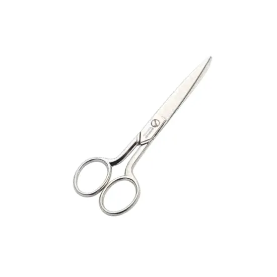 Foarfeca de cusaturi de uz casnic si profesional din otel carbon fin placat cu nichel, manere egale, Premax, colectia Omnia, 11.5cm (4-1/2)