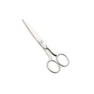 Foarfeca de cusaturi de uz casnic si profesional din otel carbon fin placat cu nichel, manere egale, Premax, colectia Omnia, 12.5cm (5")