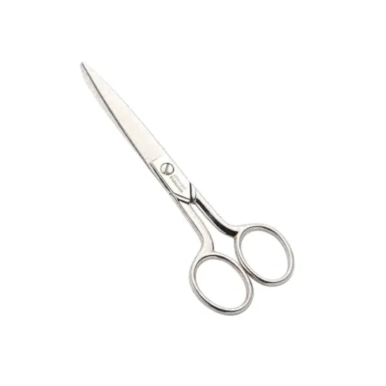 Foarfeca de cusaturi de uz casnic si profesional din otel carbon fin placat cu nichel, manere egale, Premax, colectia Omnia, 14cm (5-1/2)