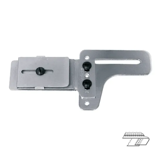 Dispozitiv reglabil pentru operatii de asamblare, materiale groase, pentru masini plane de cusut acoperire cu 3 ace, iesire de la 5 la 15mm