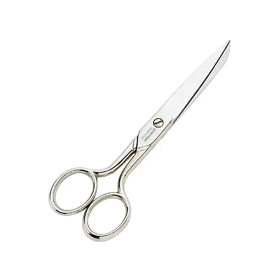 Foarfeca de cusaturi de uz casnic si profesional din otel carbon fin placat cu nichel, manere egale, Premax, colectia Omnia, 18cm (7)