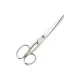 Foarfeca de croitorie/cusaturi de uz casnic si profesional din otel carbon fin placat cu nichel, manere egale, Premax, colectia Omnia, 18cm (7")