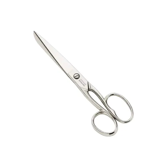 Foarfeca de croitorie/cusaturi de uz casnic si profesional din otel carbon fin placat cu nichel, manere egale, Premax, colectia Omnia, 18cm (7")