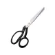 Foarfeca de croitorie din otel carbon C50 nichelat, manere inegale, Premax, colectia Omnia, 18cm (7″)