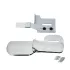 Dispozitiv set cu placa in stil englezesc pentru camasi, materiale medii, pentru masini de cusut plane, iesire 5-14mm