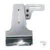 Dispozitiv pentru bretele cu cusatura centrala, materiale medii, pentru masini de cusut plane cu 2 ace, intrare 20-42mm, iesire 8-18mm