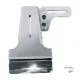 Dispozitiv pentru bretele cu cusatura centrala, materiale medii, pentru masini de cusut plane cu 2 ace, intrare 20-42mm, iesire 8-18mm