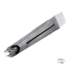 Dispozitiv bordator pentru colaret cu simpla intoarcere, materiale groase, pentru masini industriale de cusut acoperire, intrare 18-100mm, iesire 9-50mm, grosime material 3-4mm