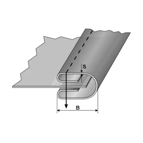 Dispozitiv cu dubla intoarcere pentru benzi scurte, materiale medii, pentru masini simple cu 1 ac, intrare 25-60mm, iesire 8-22mm