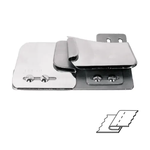 Dispozitiv cu un singur pinten simplu reglabil, cusatura superioara, dreapta, pentru masini simple plane, materiale medii, 6-13mm