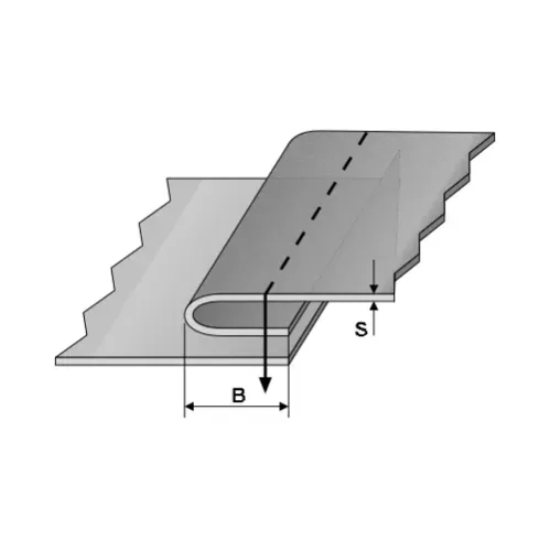 Dispozitiv cu un singur pinten simplu reglabil, cusatura superioara, dreapta, pentru masini simple plane, materiale medii, 6-13mm