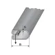 Dispozitiv de introdus snur (spaghetti) cu dubla intoarcere, pentru grosime medie, pentru masini de surfilat industriale, intrare 14mm - 38mm, iesire 3.5mm - 11mm