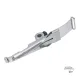 Dispozitiv pentru coaserea decolteului la tricouri polo, materiale medii, pentru masini de cusut plane cu 2 ace, intrare 20-25mm, iesire 8-10mm