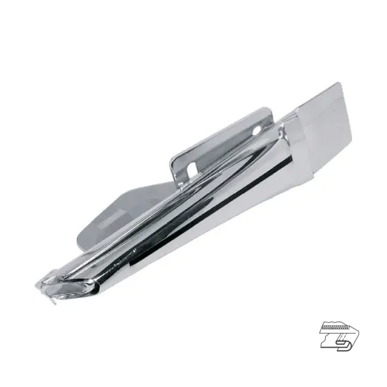 Dispozitiv bordator tip colaret cu dubla intoarcere superioara decalata, pentru masini industriale de cusut plane, intrare 22-57mm, 7.5-24mm, grosime material 1.2-3mm