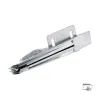 Dispozitiv bordator tip colaret cu dubla intoarcere, pentru masini industriale de cusut plane, intrare 22-66mm, iesire 5.5-26mm, grosime material 1-3.5mm