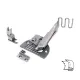 Dispozitiv set (+placa, transportor, piciorus) cu o intoarcere simpla pentru masini simple cu 1 ac, materiale groase, intrare 12-40mm, iesire 6-20mm
