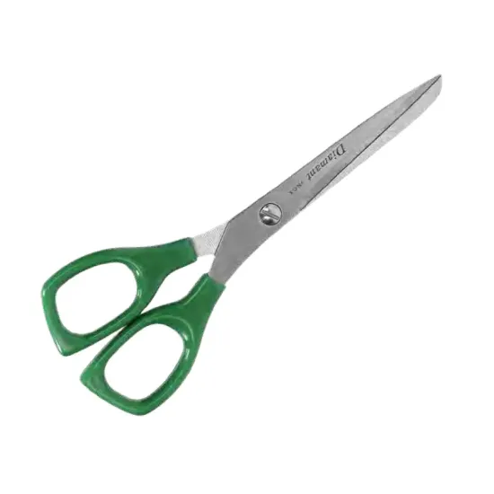 Foarfeca de lucru de uz casnic si profesional din otel inoxidabil, manere egale, Premax, colectia Diamant, 15cm (6")