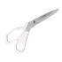 Foarfeca de croitorie de uz casnic si profesional din otel inoxidabil, manere inegale, Premax, colectia Diamant, 21.5cm (8-1/2")