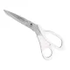 Foarfeca de croitorie de uz casnic si profesional din otel inoxidabil, manere inegale, Premax, colectia Diamant, 21.5cm (8-1/2)