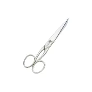 Foarfeca de cusaturi de uz casnic si profesional din otel carbon fin placat cu nichel, manere egale, Premax, colectia Omnia, 12.5cm (5")