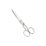 Foarfeca de cusaturi de uz casnic si profesional din otel carbon fin placat cu nichel, manere egale, Premax, colectia Omnia, 12.5cm (5")