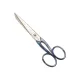 Foarfeca de cusaturi de uz casnic si profesional din otel carbon fin placat cu nichel, manere egale, Premax, colectia Omnia, 15cm (6)