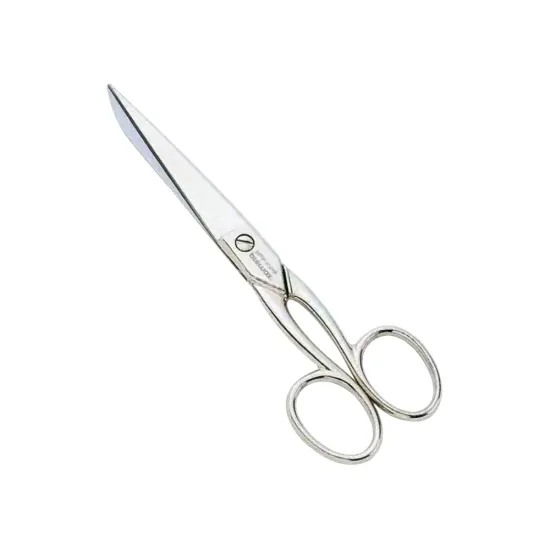 Foarfeca de cusaturi de uz casnic si profesional din otel carbon fin placat cu nichel, manere egale, Premax, colectia Omnia, 18cm (7)