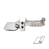 Dispozitiv dubla intoarcere superioara pentru masini punct invizibil, cu ghidaj reglabil, materiale subtiri si medii, iesire 4-100mm