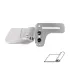 Dispozitiv dubla intoarcere superioara pentru inserarea unui cordon, pentru masini simple plane, materiale medii, Ø cordon max. 2.5mm, iesire 6mm