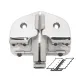 Dispozitiv dublu reglabil cu intoarcere inferioara pentru inserare fermoar, pentru masini plane cu 2 ace, materiale medii, iesire 10mm