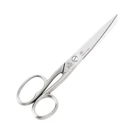 Foarfeca de croitorie/cusaturi de uz casnic si profesional din otel carbon cromat, manere inegale, Premax, colectia Professional, 18cm (7")