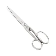 Foarfeca de croitorie/cusaturi de uz casnic si profesional din otel carbon cromat, manere inegale, Premax, colectia Professional, 18cm (7")