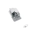 Dispozitiv pentru jeansi, materiale extra groase, pentru masini industriale de cusut plane cu 2 ace Rimoldi, distanta intre ace 6.4mm