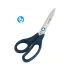Foarfeca de croitorie multifunctionala din otel inoxidabil, cu sistem de auto strangere cu inel, manere inegale, pentru mana stanga, Premax, 22cm (8-3/4″)