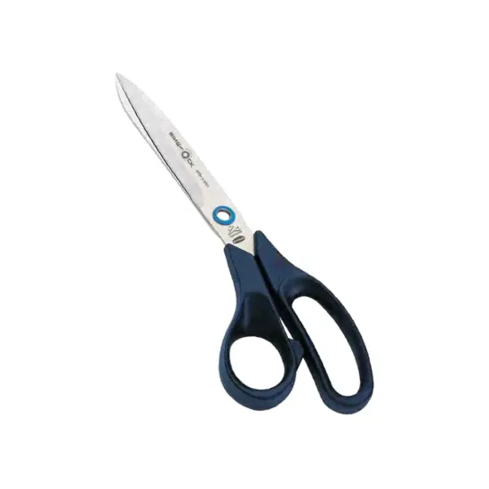 Foarfeca de croitorie din otel inoxidabil, cu sistem de auto strangere cu inel, manere inegale, Premax, 24 cm (9-1/2″)