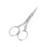 Foarfeca de broderie din otel carbon placat cu nichel mat sablat, manere egale, Premax, colectia Croma, 9cm (3-1/2")