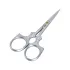 Foarfeca de broderie din otel carbon placat cu nichel mat sablat, manere egale, Premax, colectia Croma, 9cm (3-1/2")
