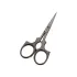 Foarfeca de broderie din otel C50 cu continut ridicat de carbon, manere egale, Premax, colectia Arabesque, 9cm (3-1/2")