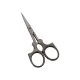 Foarfeca de broderie din otel C50 cu continut ridicat de carbon, manere egale, Premax, colectia Arabesque, 9cm (3-1/2)